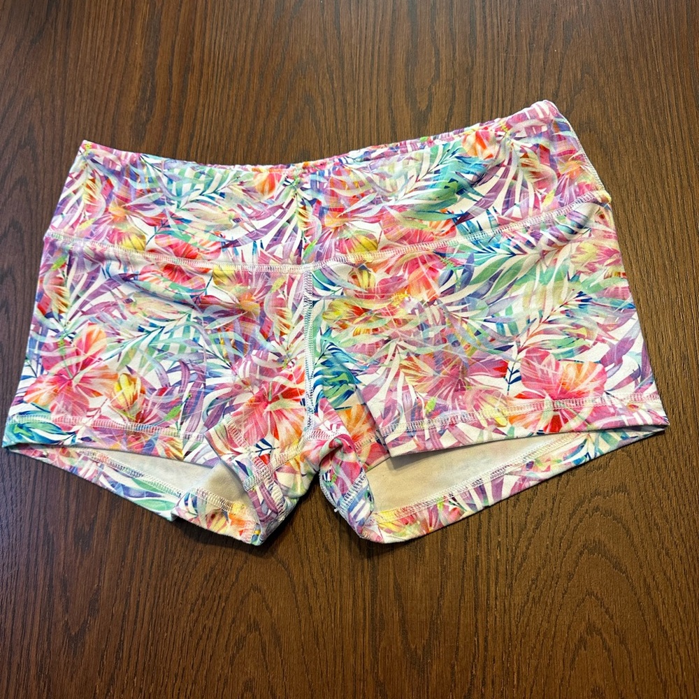 Fleo Shorts - Multicolor Leaves Original